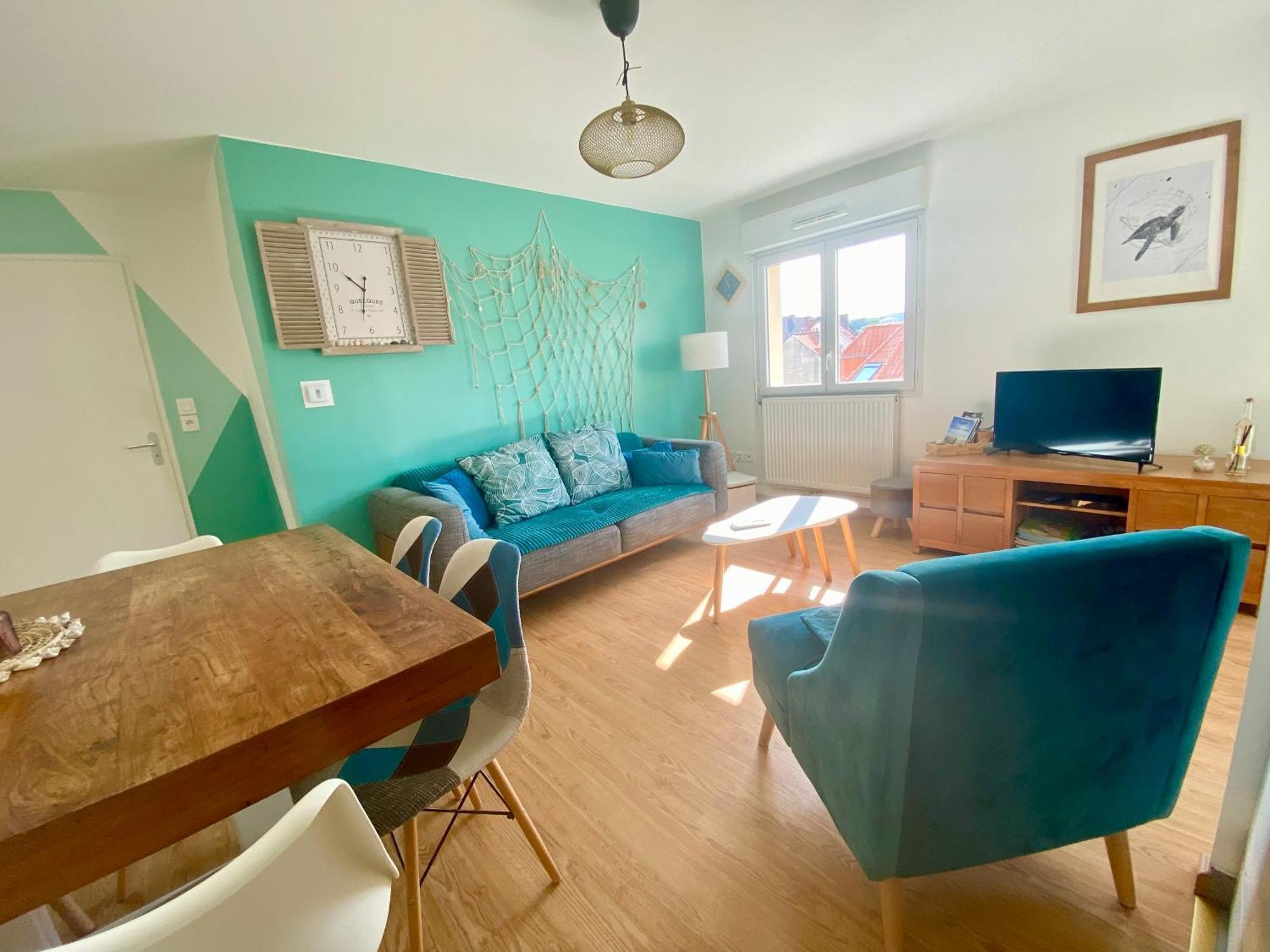 לה פורטל Fl'Heurt De Mer Appartement Au Pied De La Plage, Vue Mer מראה חיצוני תמונה